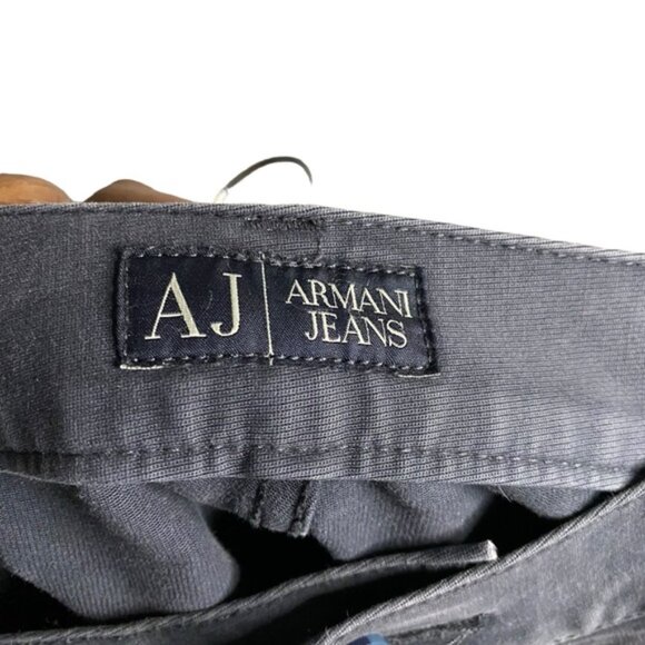 Armani Exchange Men's Gray Slim Fit Button Fly Denim Jeans - Picture 5 of 10